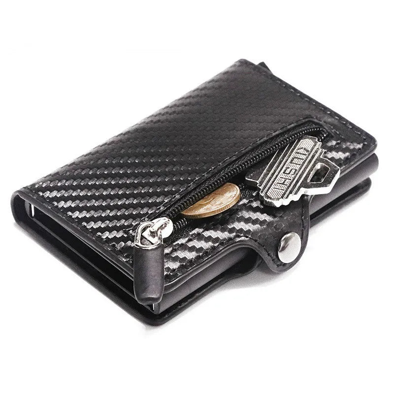 Custom Card Holder Anti-theft Carbon Fiber Wallet