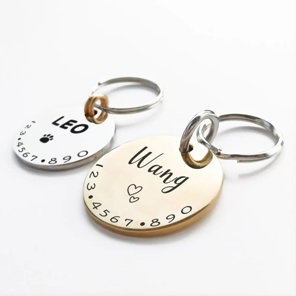 Personalized Pet ID Tag Collar Accessories