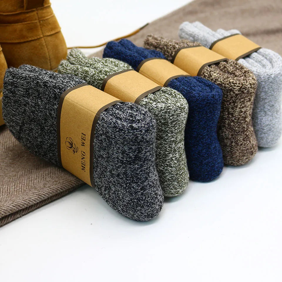 3 Pair Winter Merino Wool Socks Super Thick Warm High Quality