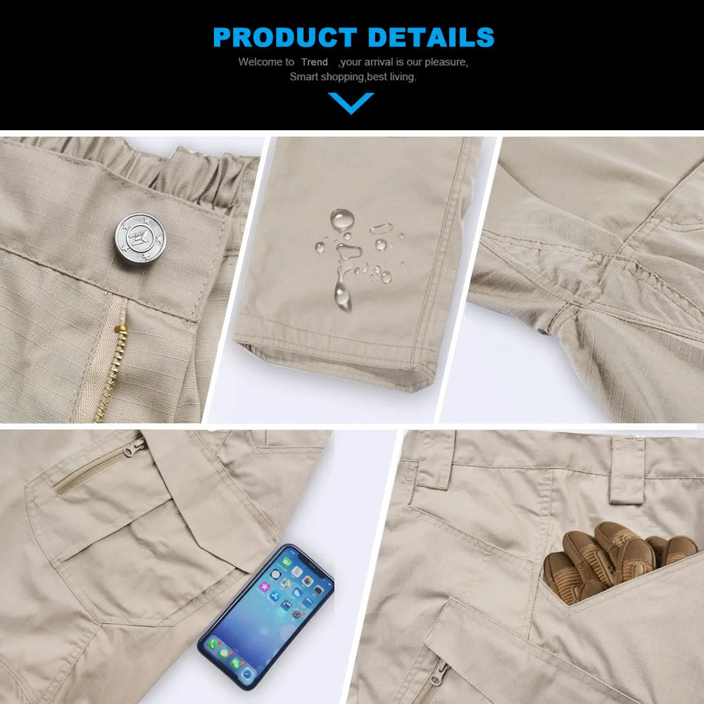 Tactical Pants Multiple Pocket Elasticity Military