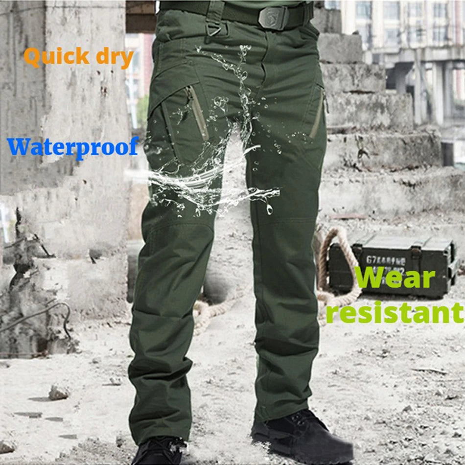 Tactical Pants Multiple Pocket Elasticity Military