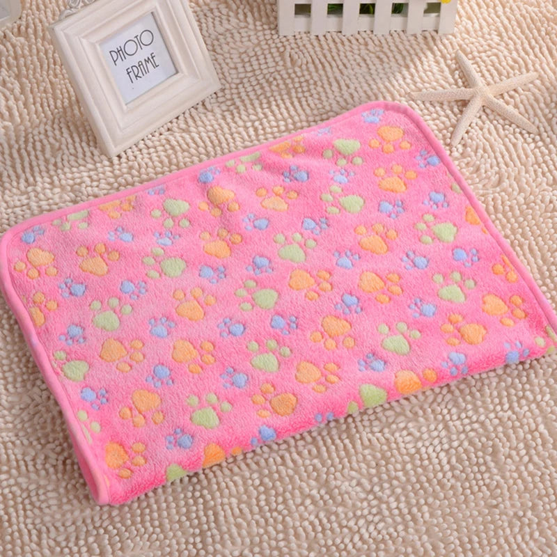 3 Sizes Cute Warm Pet Bed Mat Cover Towel Handcrafted