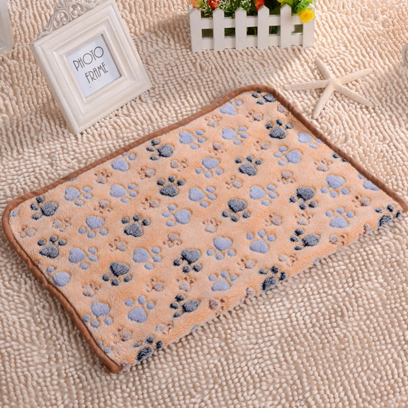 3 Sizes Cute Warm Pet Bed Mat Cover Towel Handcrafted