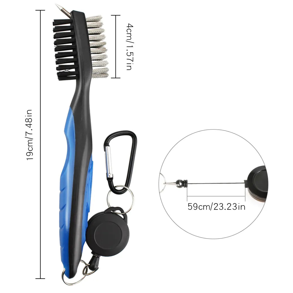 Golf Club Brush Cleaning Brush 2 Sided