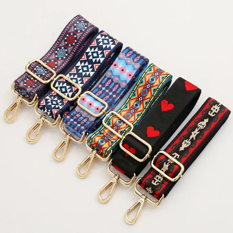 36 color options Rainbow Bag Strap Belt f