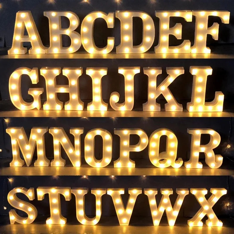 Lights Led alphabet