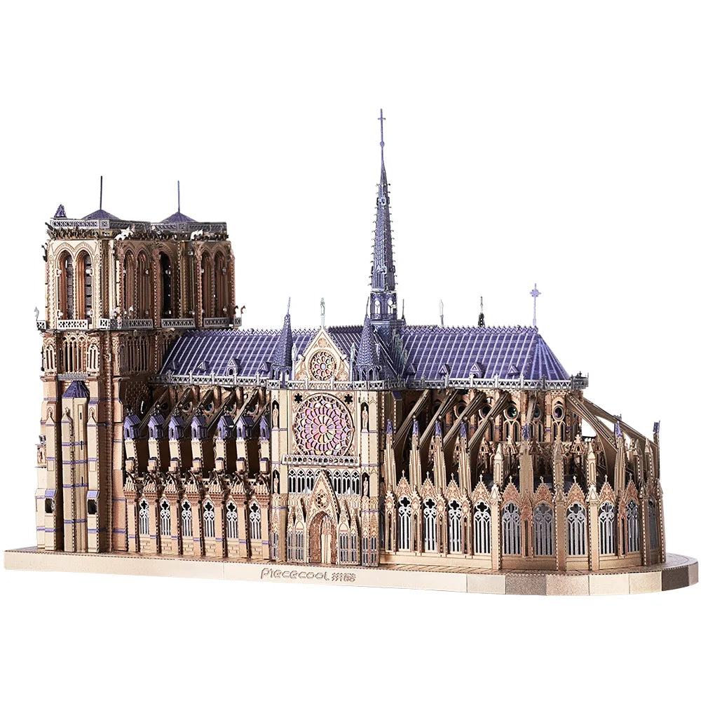 Quebra-cabeças de metal 3D, Catedral de Notre Dame