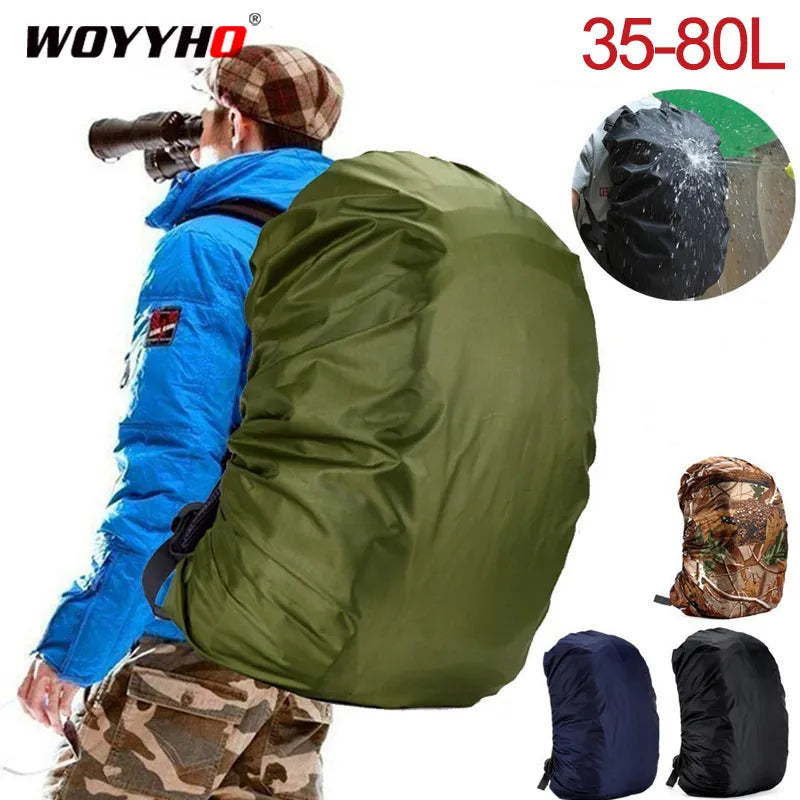 35-80L Backpack Rain Cover, Dustproof, Rainproof