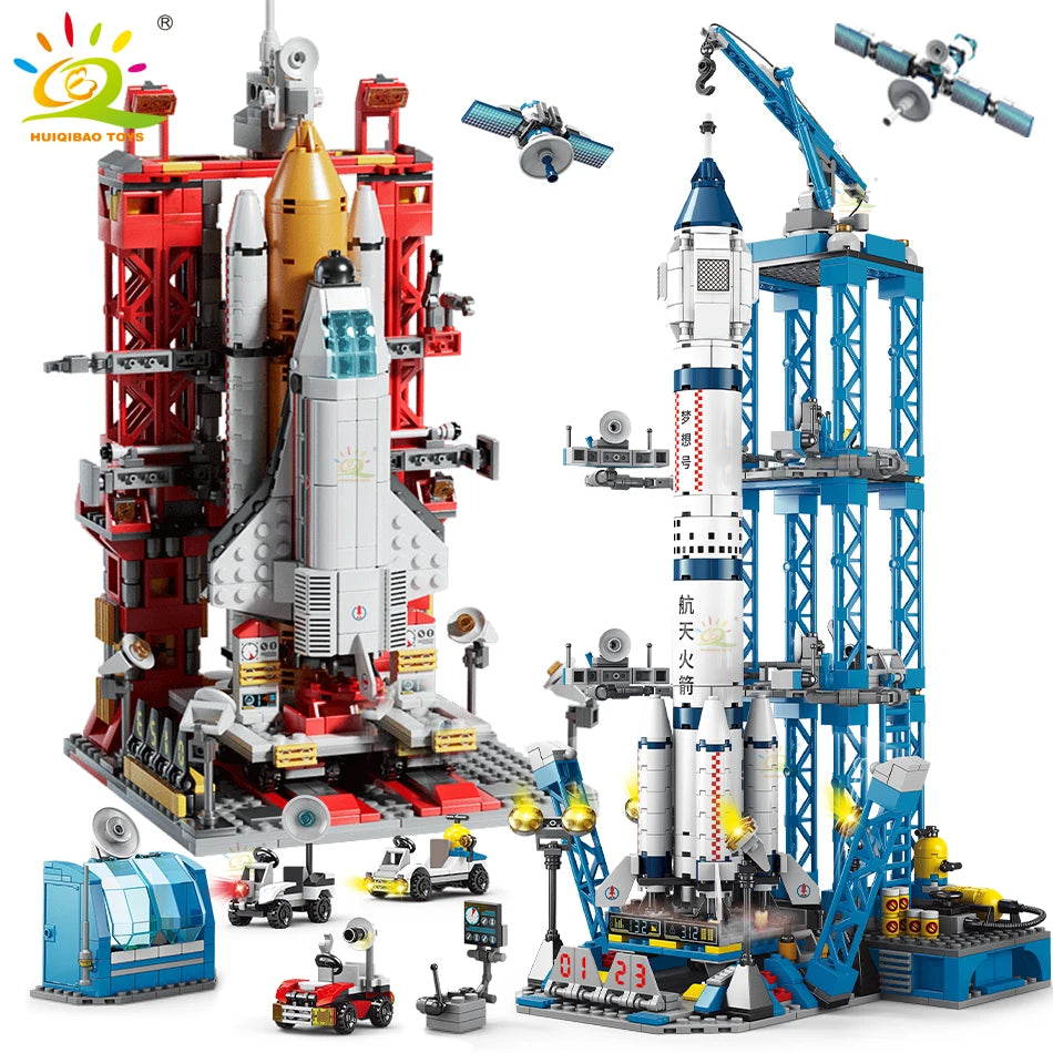 Space Aviation Manned Rocket Building Blocks