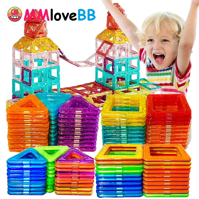 Magnetic Building Blocks Big Size and Mini Size DIY Magnets Toys