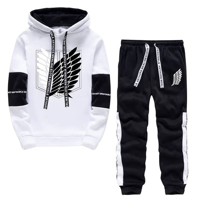 Tracksuit Two Piece Set Pullover Hoodies