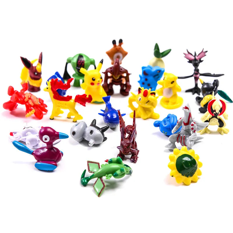 Pokemon with Storage Bag Pokeball Figures for Kids Toys