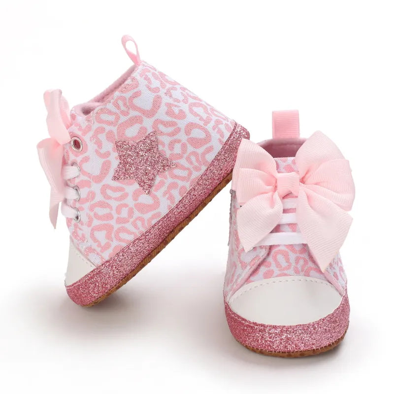 Pink Baby Shoes Princess Fashion Sneakers