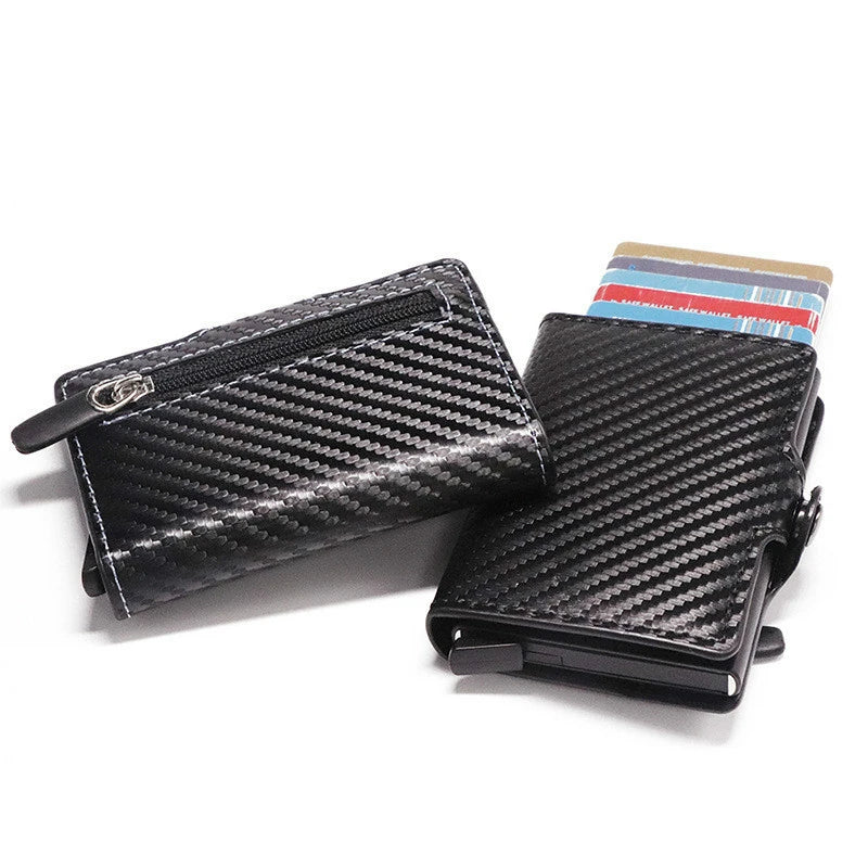 Custom Card Holder Anti-theft Carbon Fiber Wallet