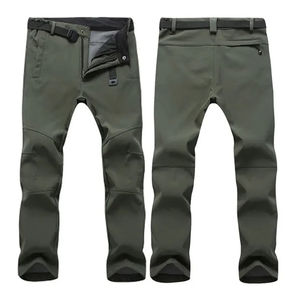 Winter Softshell Thermal Hiking Pants Tactical