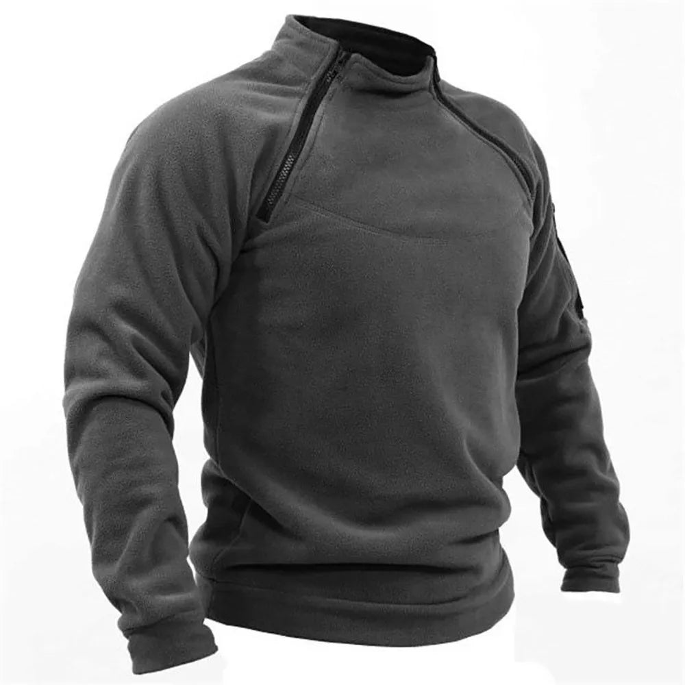 Tactical Outdoor Fleece Jacket Clothes Warm Zippers