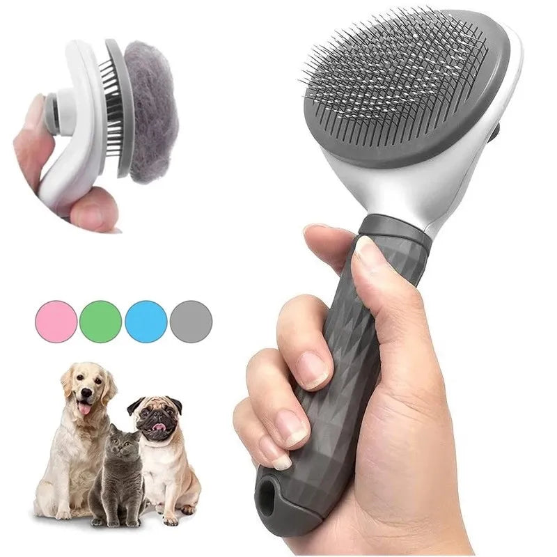 Pet Dog Brush Cat Comb Self Cleaning Pet Hair Remover