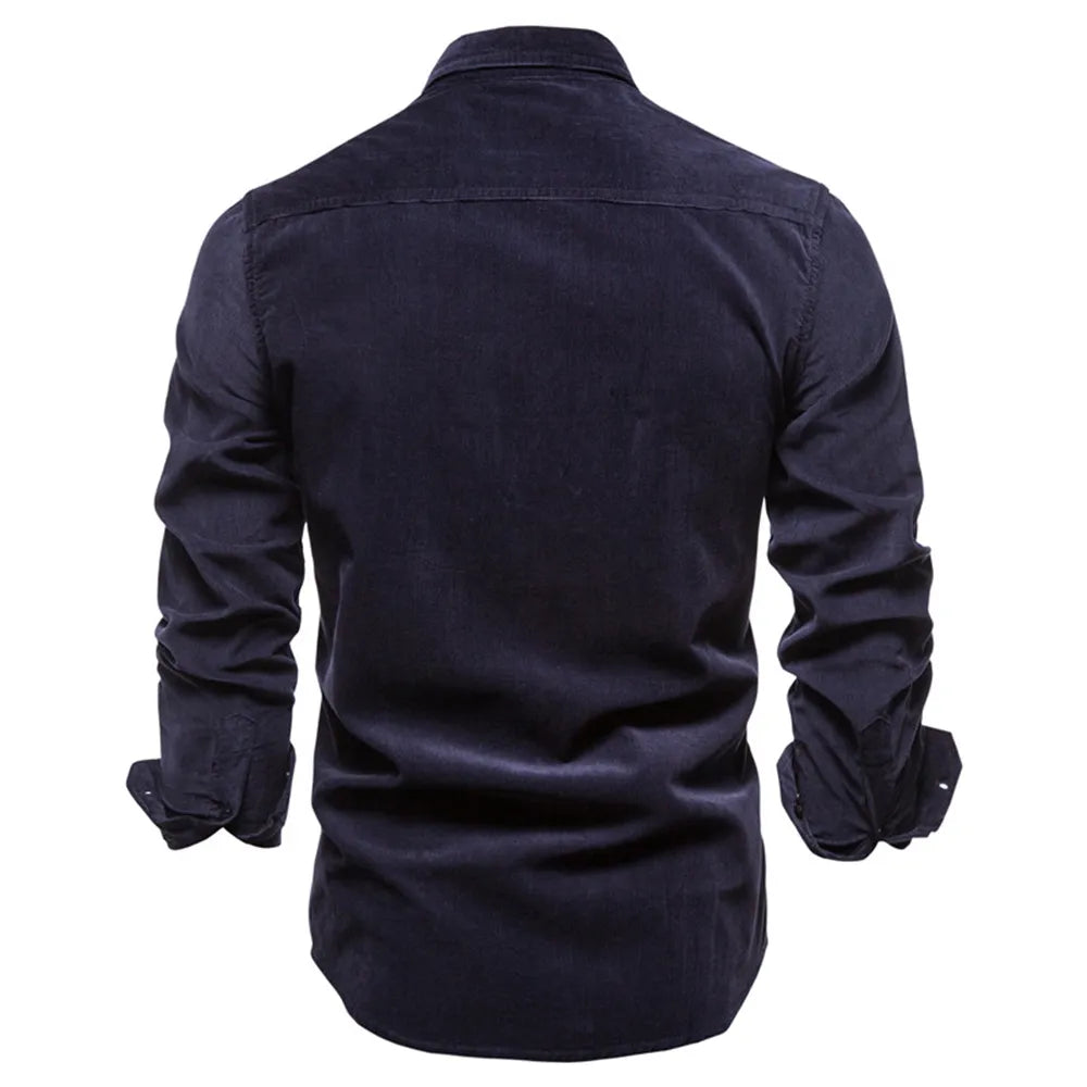 Men's 100% Cotton Autumn Thin Shirt