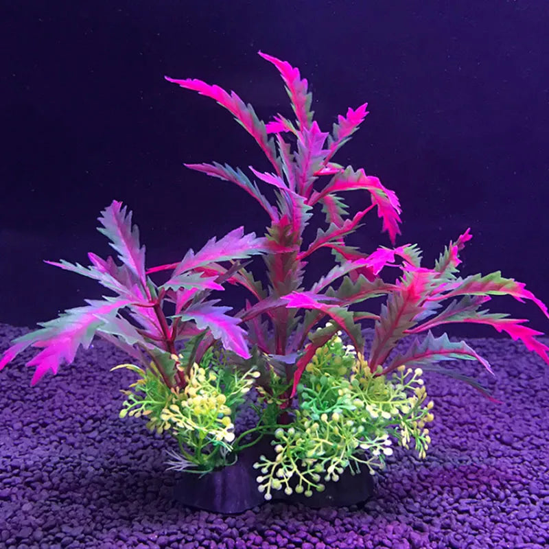 Artificial Aquarium Plants Water Ornament Decoration Accessories 14cm