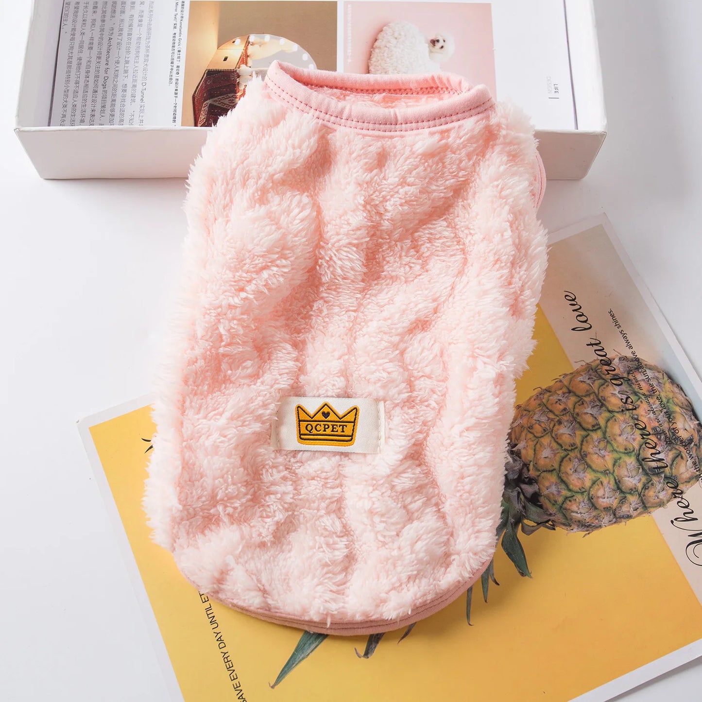 Soft Cozy Cat Clothes Autumn Winter Warm Fleece Sweatshirt