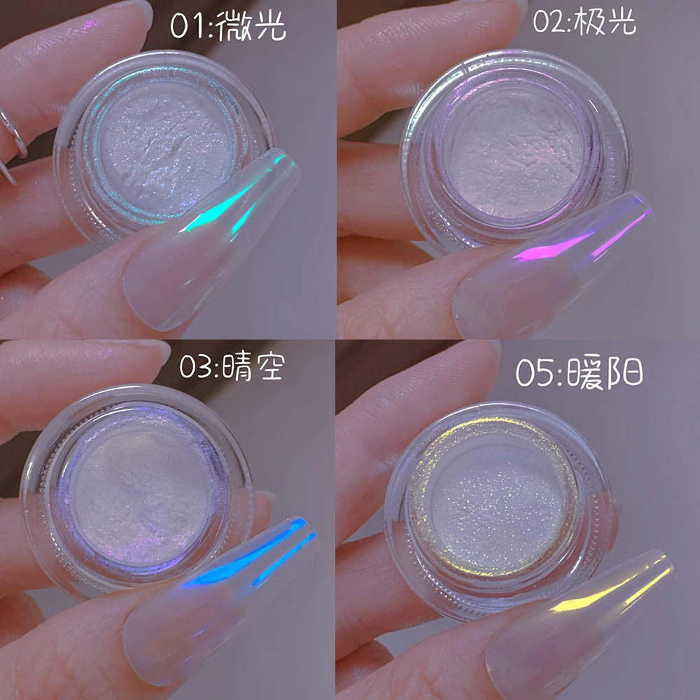 1 Box Moonlight Mirror Nail Powder