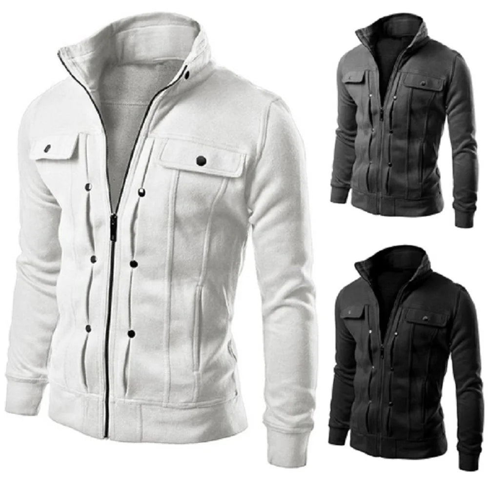 Fleece Cardigan Hooded Coat