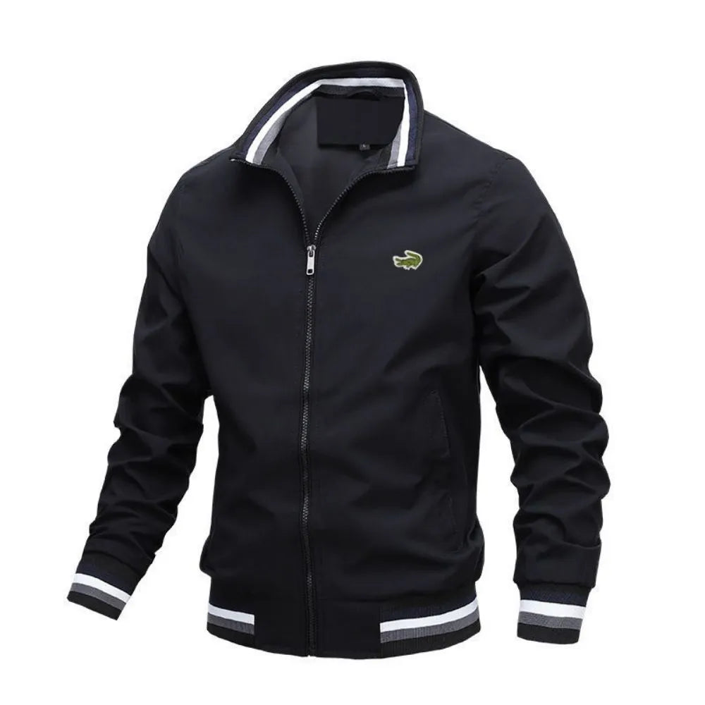 Casual Embroidered Jacket Men