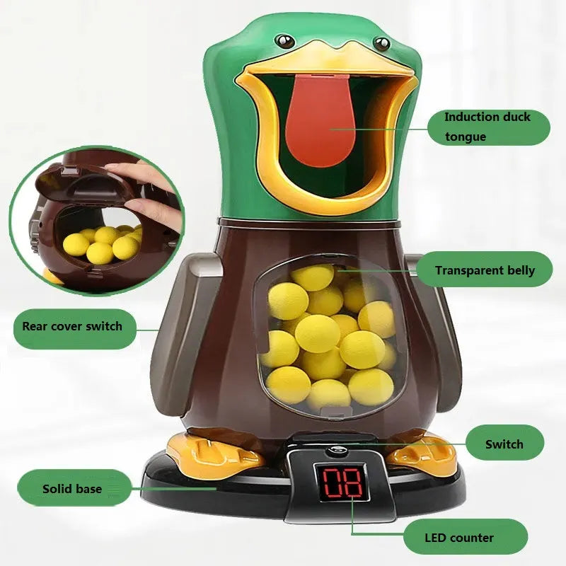 Hungry Shooting Duck Toys Air-powered Gun