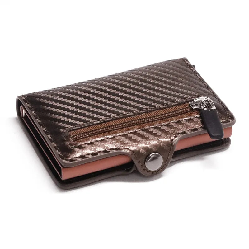 Custom Card Holder Anti-theft Carbon Fiber Wallet