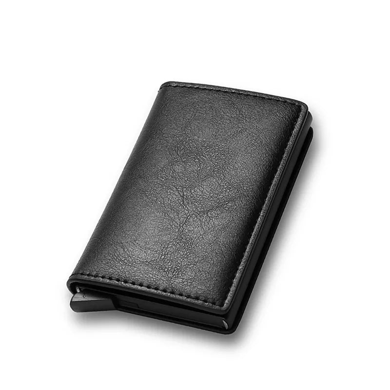 Custom Card Holder Rfid Black Carbon Fiber