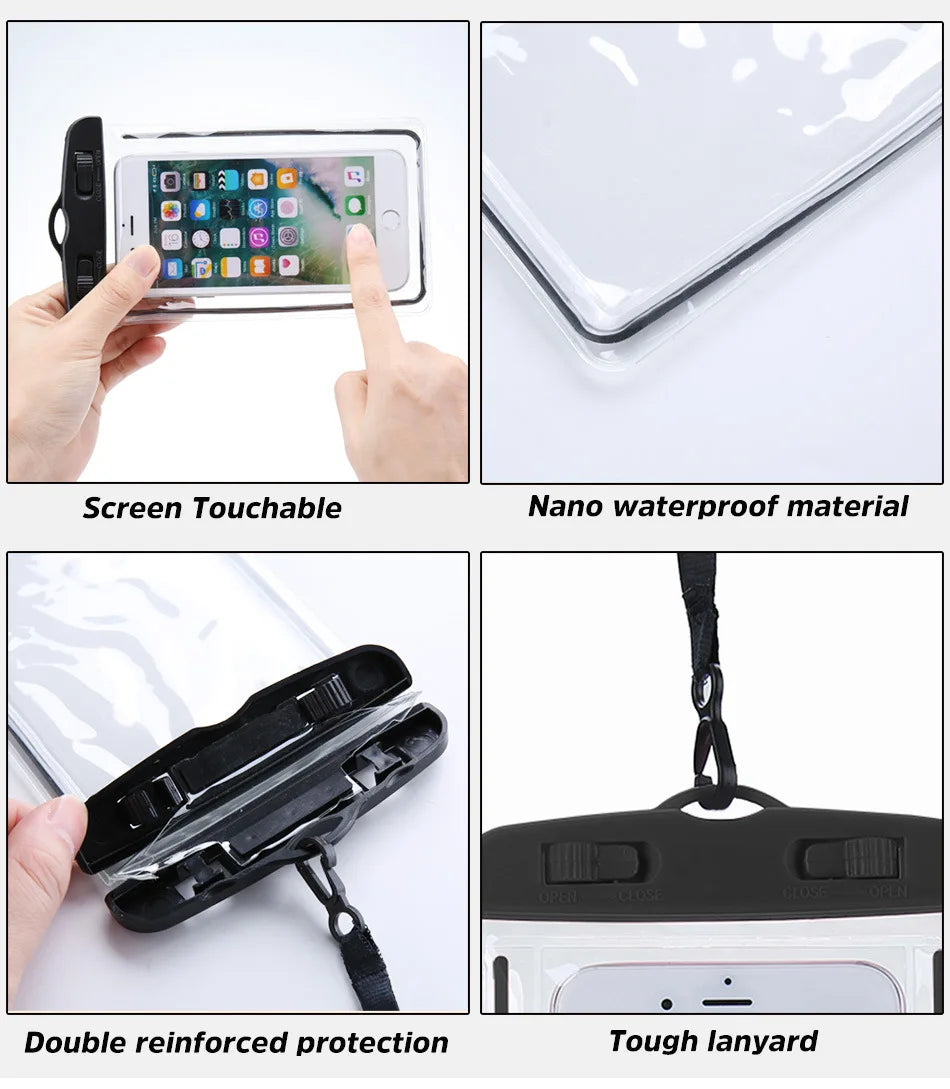 Waterproof Phone Case Drift Diving Swimming