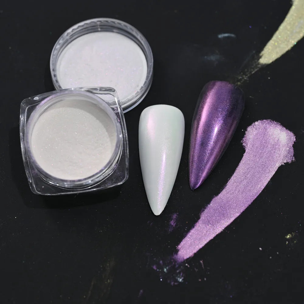 1 Box Moonlight Mirror Nail Powder