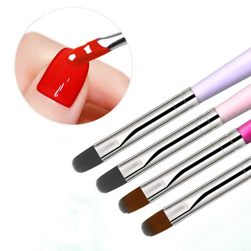 1-9PCS Nails Art Brush Pen 3D