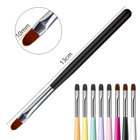 1-9PCS Nails Art Brush Pen 3D