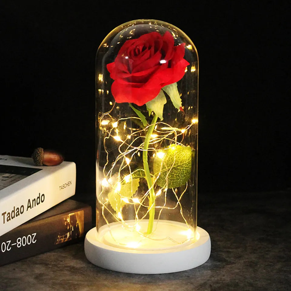 Galaxy Rose Artificial Flowers Beauty and the Beast