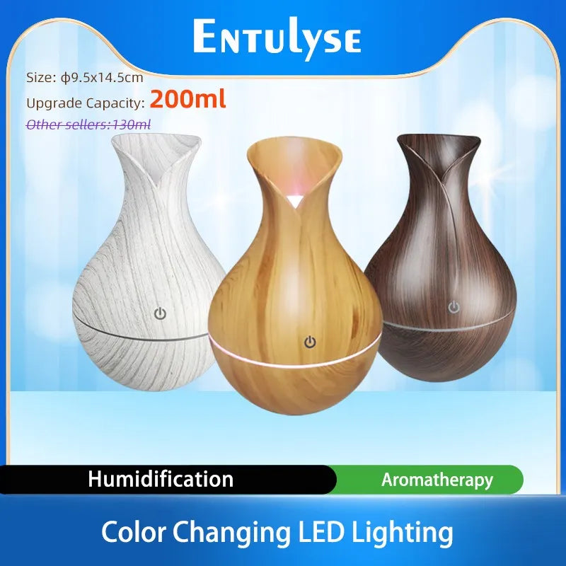 Portable Air Humidifier Aromatherapy Diffuser Essential Oil