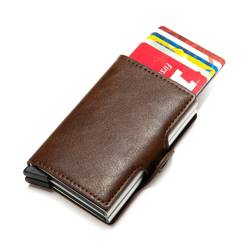 Custom RFID Blocking Wallet Credit Card Holder Leather