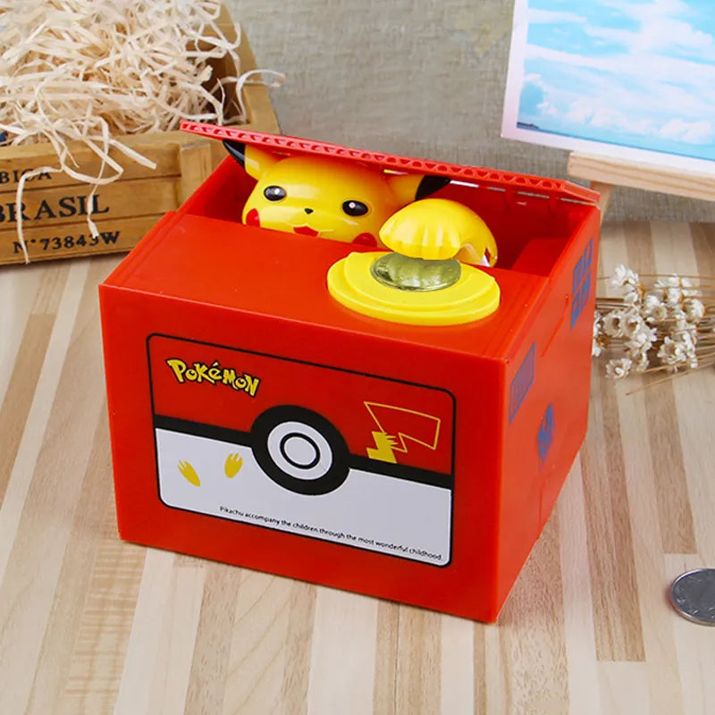 Pokemon Action Figure Plastic Money Box pikachu