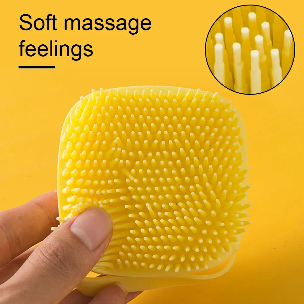 Bathroom Washing Massage Dispenser Shower Brush