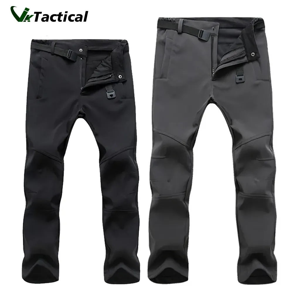 Winter Softshell Thermal Hiking Pants Tactical