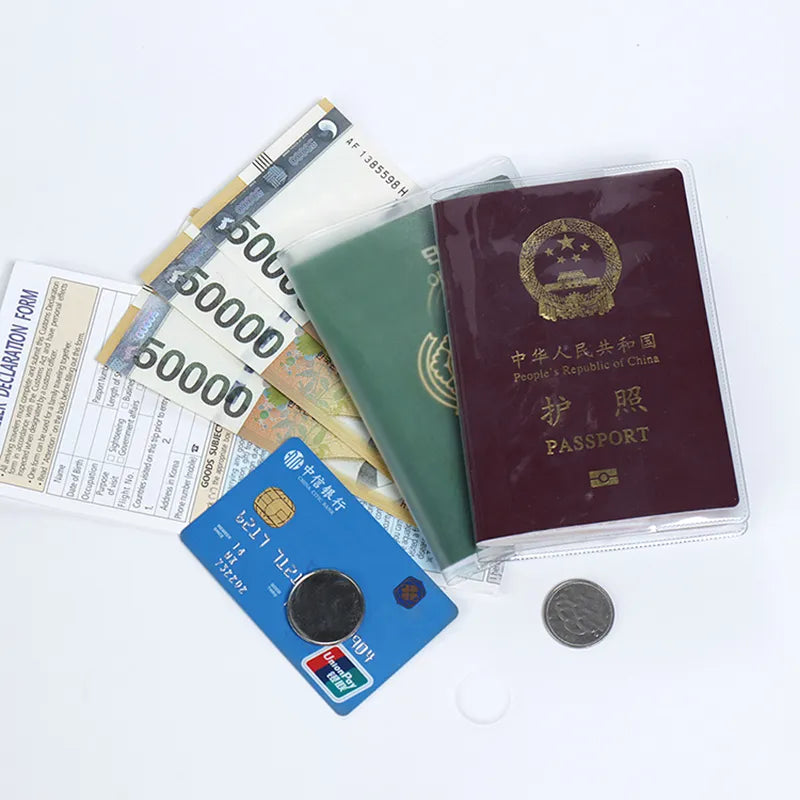 Passport Cover PVC Waterproof Case