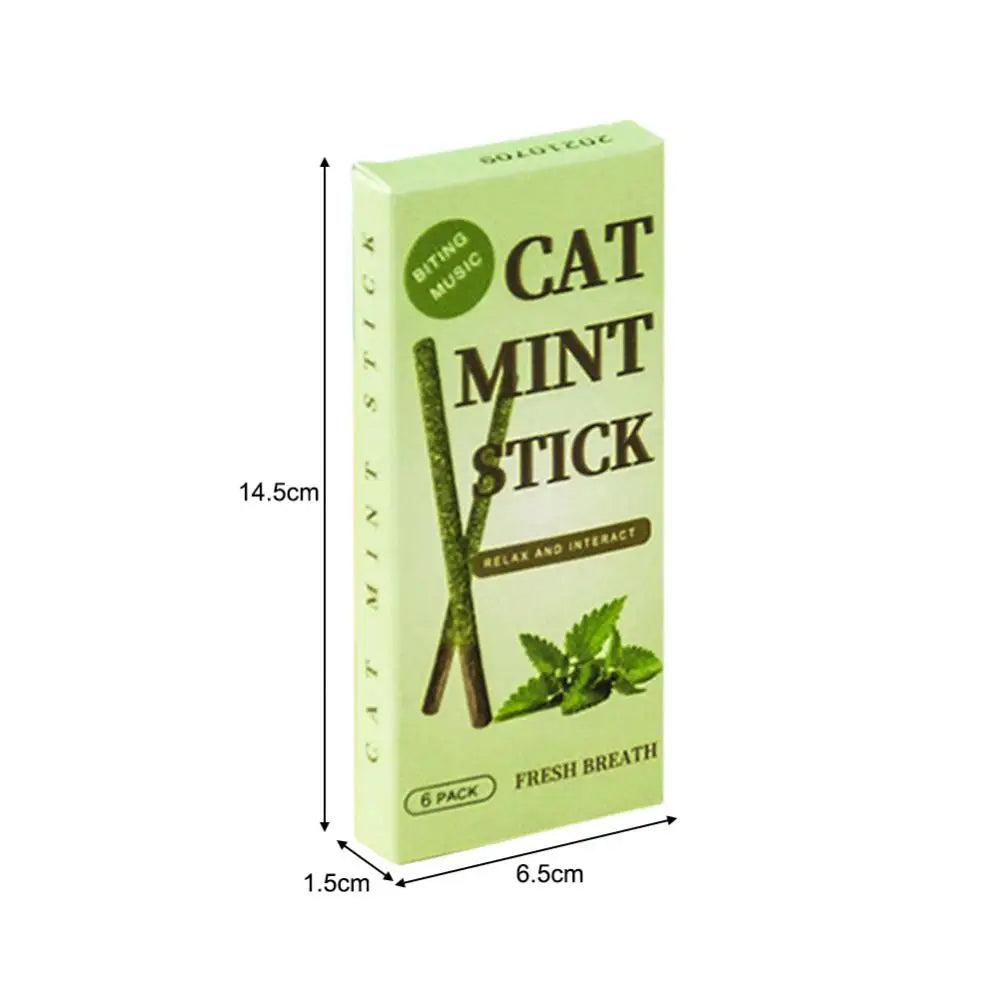 6 Sticks/box Cat Chews Products All Natural Catnip