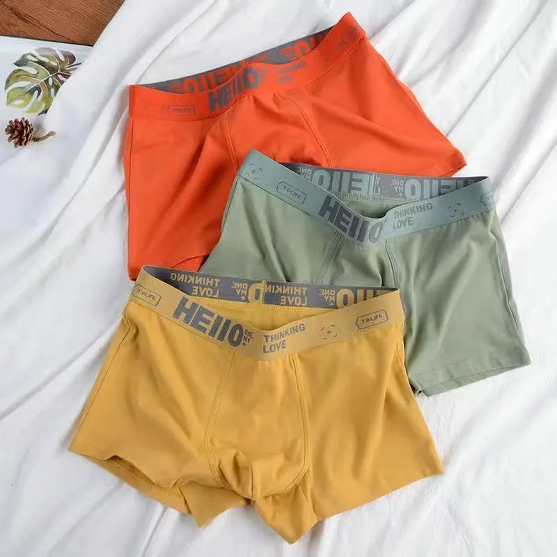 Men Panties Cotton Boxer Shorts Underwear