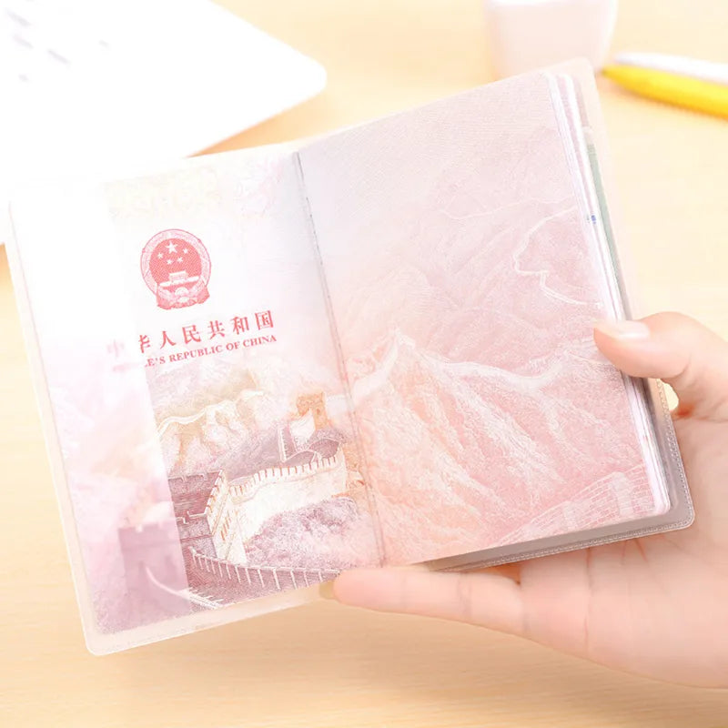 Passport Cover PVC Waterproof Case