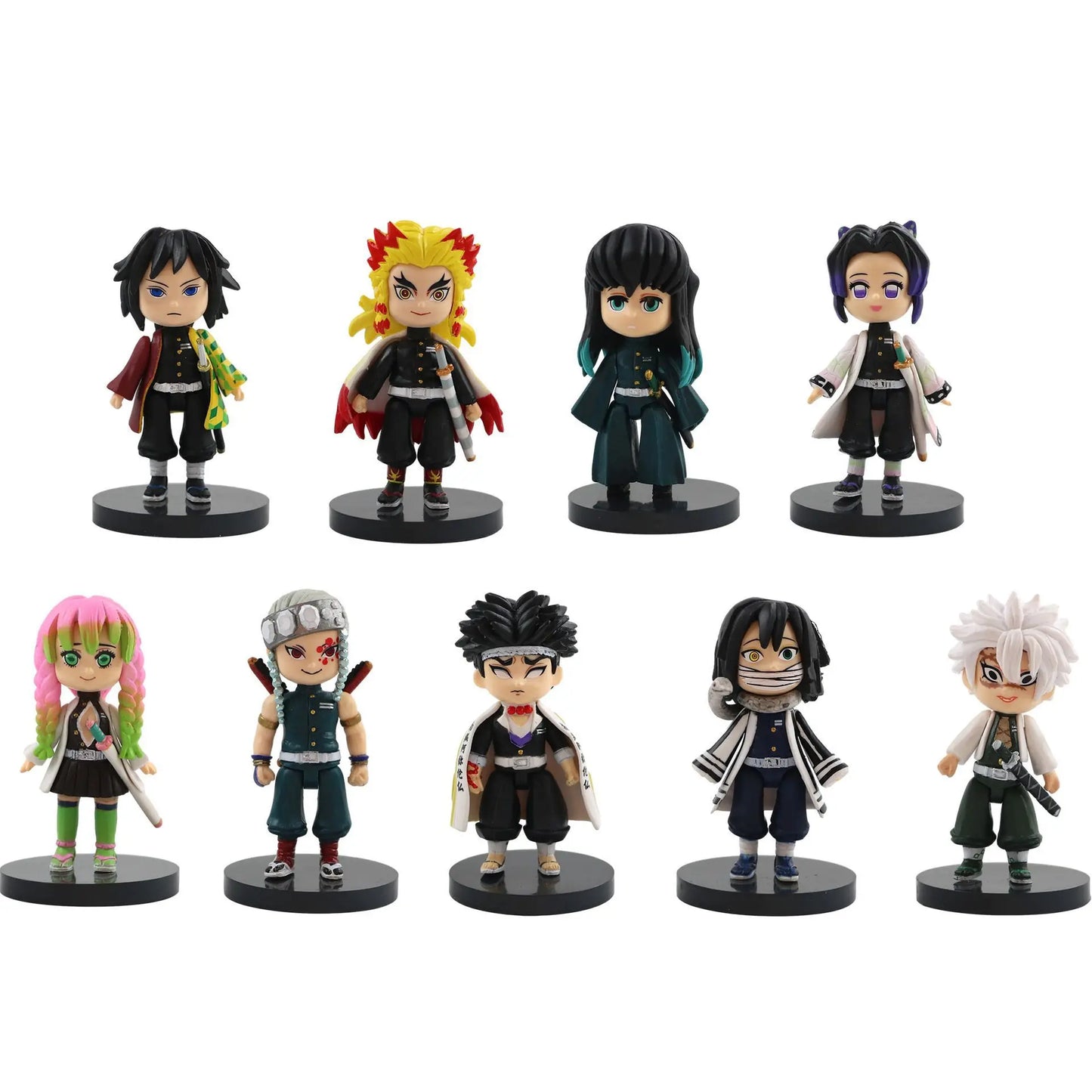 Demon Slayer Mini Figurine 9Pcs 10Pcs 14Pcs Sets