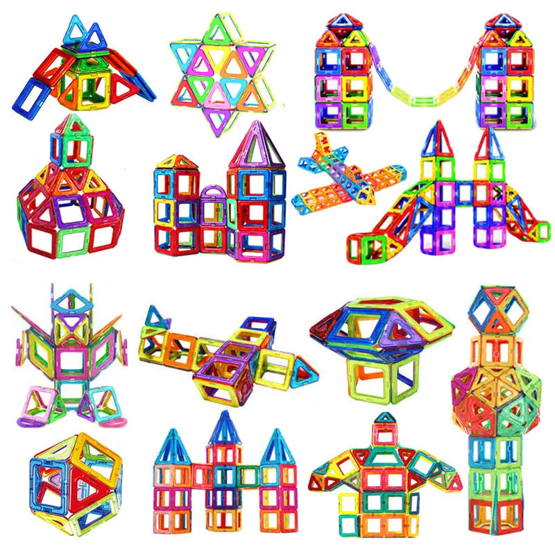 Magnetic Building Blocks Big Size and Mini Size DIY Magnets Toys