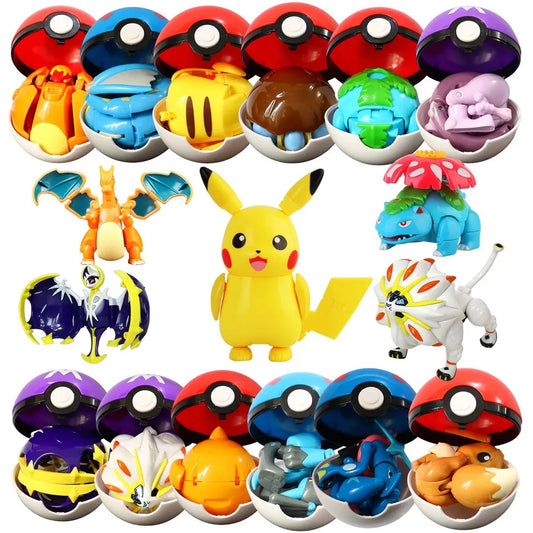 12 Styles of pokemon figures toys