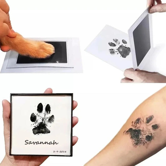 Pet Dog Footprint Handprint Pad Safe Non-toxic Printing