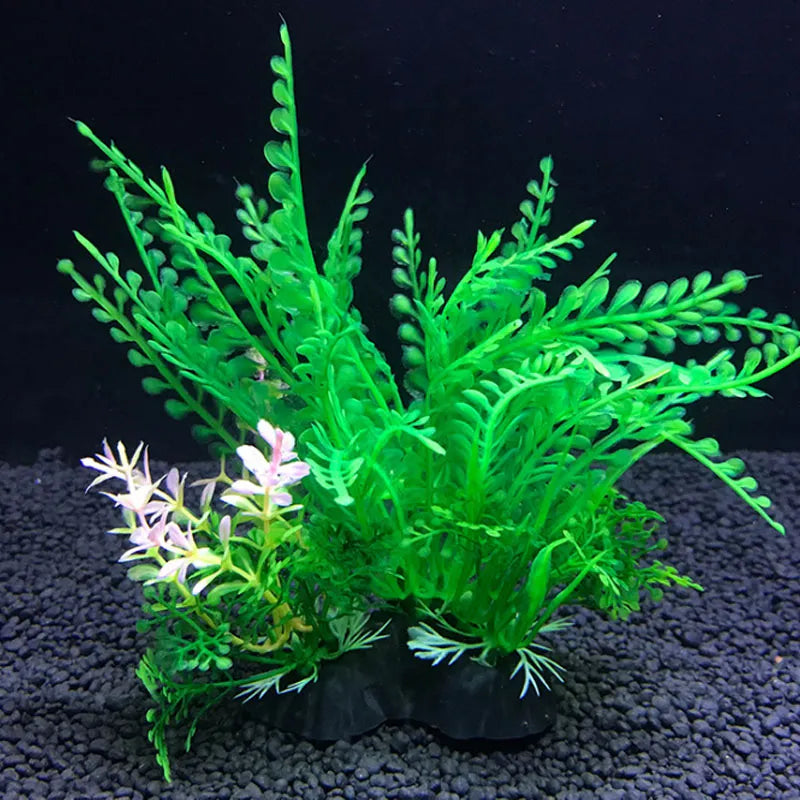 Artificial Aquarium Plants Water Ornament Decoration Accessories 14cm