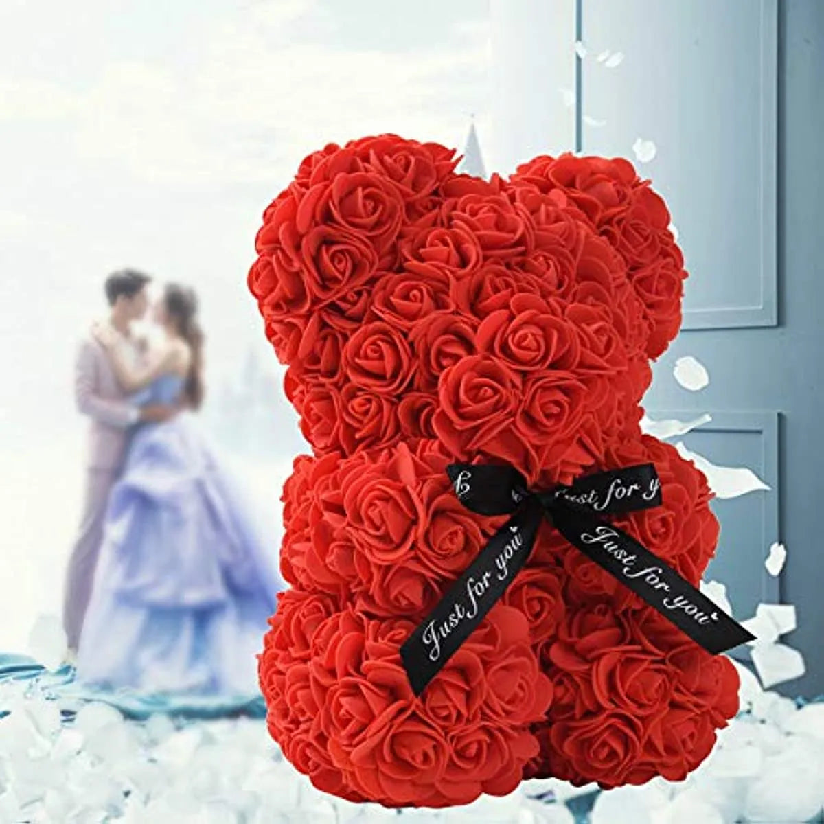 Valentine's Day Birthday Gift with Artificial Flowers for Wedding Party